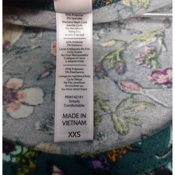 LuLaRoe Randy & Classic T Shirt Multicolored Lot of 2 Womens XXS Shirt - Picture 15 of 16